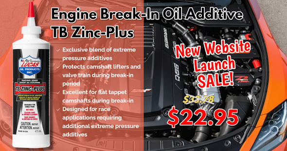 LUCAS Engine Break-In Oil Additive - TB Zinc Plus
